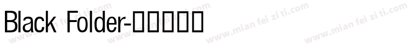 Black Folder字体转换